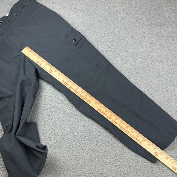 Wearguard Mens Gray Cargo Uniform‎ Pants Size 34-30 Actual Pockets - Picture 5 of 6